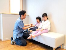 もりおか鍼灸接骨院 天王寺 阿倍野の雰囲気（お子様連れのママさんのご来店も多いです♪絵本もございます^^）
