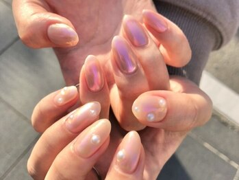 モンシェリネイル(mon cheri nail)の写真/迷ったらコレ♪初めてのネイルに◎【ネイル初心者の方にオススメ☆デザイン相談時間込み　12000円】
