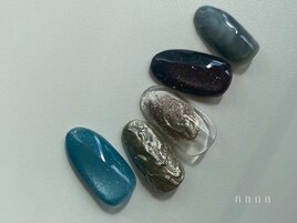 ニュアンス ブルー マグネット
