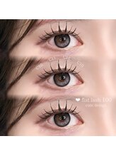 アイビューティーニコル 和歌山市店(eye beauty nicol)/フラットラッシュ100本