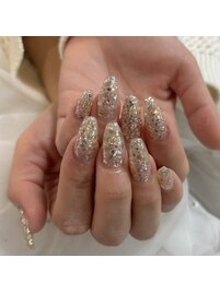 ラメワンカラー