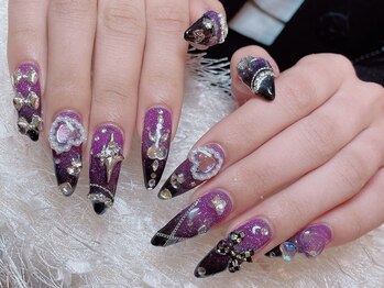 レアネイル 新宿(le'a nail)/ゴテゴテネイル