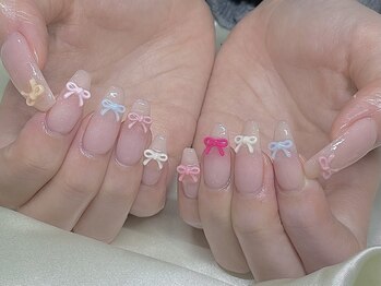 ミュウ(myw)の写真/とことんこだわりたい方必見！デザインの追加料金なし◎【当店1番人気◎ジェルやり放題120分コース￥9480】