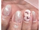 ミラーハートネイル