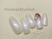 プレス ネイルアンドアイラッシュ(PRESS NAIL&EYELASH)/【ハンド】定額※オフ込￥8800