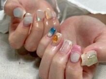 アイネイルズ 渋谷店(I nails)/カラフル天然石