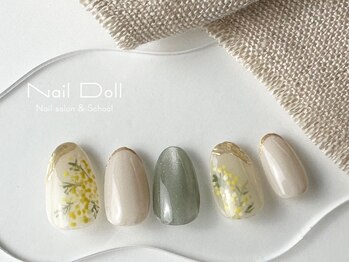 ネイルドール(Nail Doll)/ミモザネイル