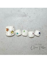 ネイルサロンクリアヴィラ(nail salon clear villa)/フットtrend nuanceコース¥8990