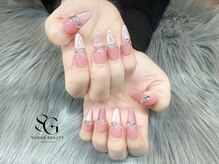シュガービューティーネイルズ(Sugar Beauty Nails)/スカルプ、可愛いピンクカラー