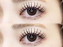 クリムアイラッシュ(crim eyelash)/【LEDパリエク140本】束感仕上げ