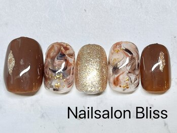 ネイルサロンブリス(nail salon Bliss)/定額シンプルアートコース￥5500