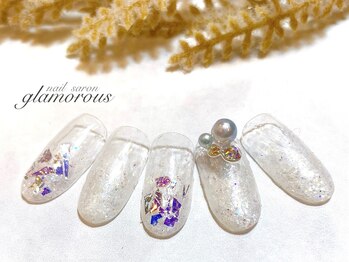 ネイルグラマラス 西新井店/《パラジェル》大人オーロラ