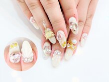 ネイルコレクション ピンク(Nail Collection Pink)/ジェル放題★リボンチャーム