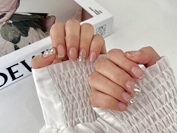 【miuネイル】キラキラネイル