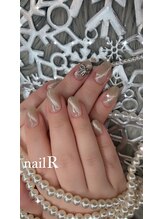 ネイルアール(nail R)/マグネットリボンネイルです♪