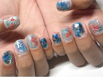 スワロンネイル 名古屋店(SWALLON NAIL)/金魚ネイル
