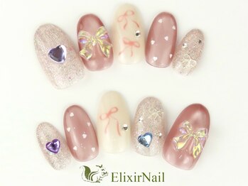 エリクサーネイル 新宿3丁目(Elixir Nail)/定額b カジュアル/クーポン使用