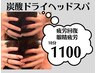 【疲労回復】炭酸ドライヘッドスパ10分1100