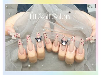 エイチワン(H1)/スカルプ長さ出し+10本手描き