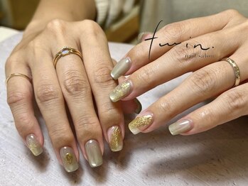 ツイン(twin.)/マグネットネイル×オプ有