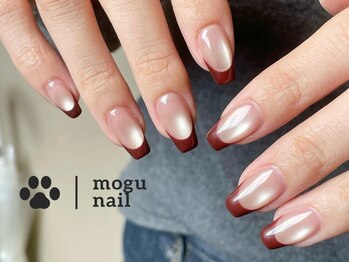 うる艶フレンチ/冬ネイル