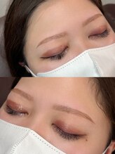ドルフィン サロン(DOLPHIN salon)/眉カラーで眉毛の印象薄く