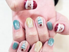 サンタクロースネイル