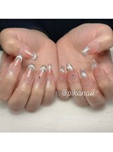 ピカネイル 上野 御徒町(Pika Nail)/チークマグピンクシルバー