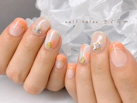 大人の色遊び★オレンジフレンチ