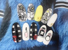 ネイルサロンセレーネ(Selene)/冬カラーも◎オトナ手描きネイル