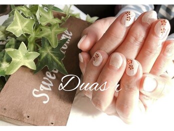 デュアスアール チャンドラ(DuasR chandra)/お花ホロネイル