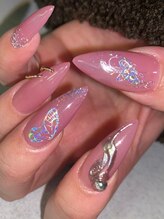 ホランイネイル(HORANGI NAIL)/フリーアートM＋10本長さだし