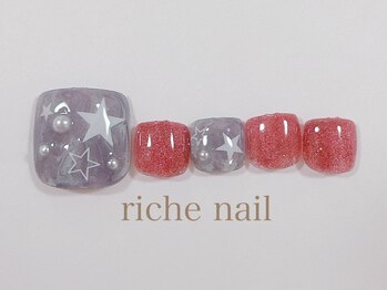 リッシュネイル 新百合ヶ丘店(riche nail)/Foot定額コース