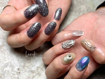 リンク(link)/アシンメトリーネイル