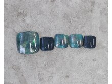 ネイルルーム エルナ(nail room ELNA)/フット定額デザイン￥9000