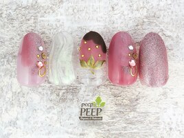 2021年バレンタインネイル-2