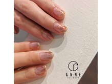 アンネ 渋谷店(ANNE)/【パラジェル】ミラーフレンチ☆