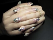 ネイルアトリエ ポボン(nail atelier POBON)/キラキラホログラム