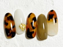 スペル オン ネイルズ(Spell on nails)/べっこうネイル