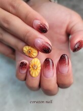 コラソンネイル(corazon nail)/HAND120分コース☆フラワー