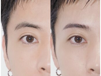ユー(u.)の写真/第一印象は眉毛で変わる。好印象な清潔感のあるメンズ眉へ◎
