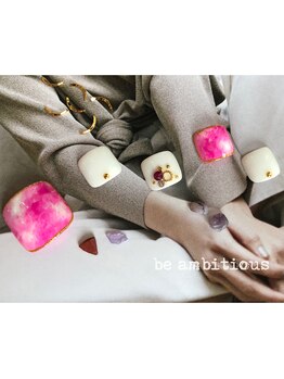 ネイルサロンアンドスクール ビーアンビシャス(be ambitious)/可愛いピンク