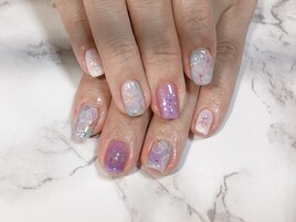 梅雨風ネイル