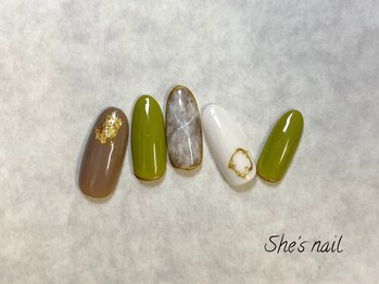 シーズネイル 渋谷店(She's nail)/新規のお客様オフ込み6500円