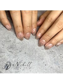 ラメグラデーション