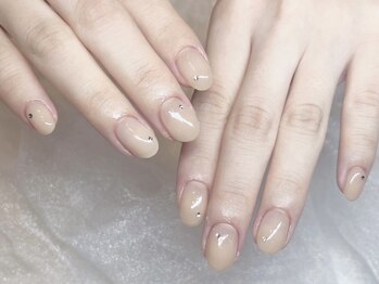 モカ 心斎橋(moca by Lee)/ベージュネイル