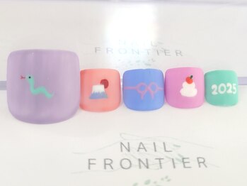 Fミニお正月フットネイル11980円