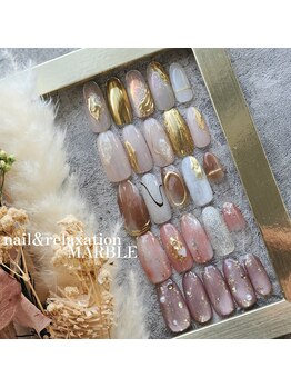 ネイルアンドリラクゼーション マーブル(MARBLE)/定額ネイル￥6,150