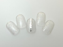 Bコース5200円ショートネイル