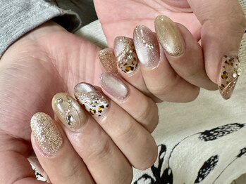 ヒラソルネイル(Girasol nail)/フリーアートnail♪